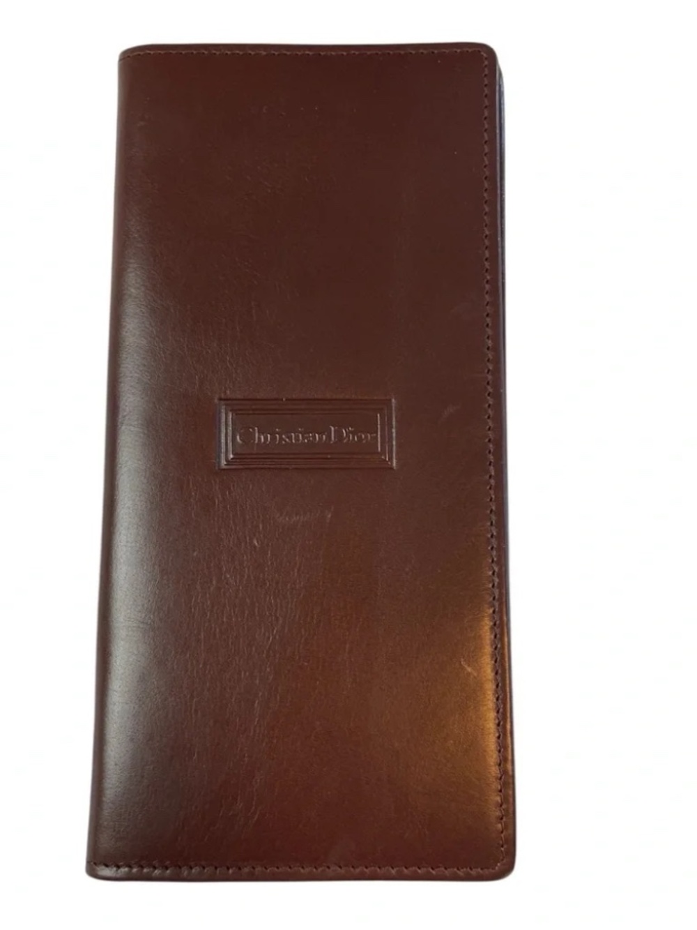 Christian Dior Brown Leather Wallet
